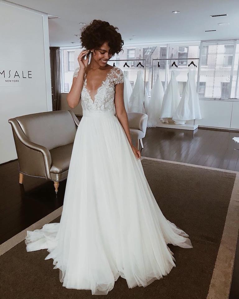 BHLDN Nouvelle Amsale Danielle Gown - Adinas Bridal