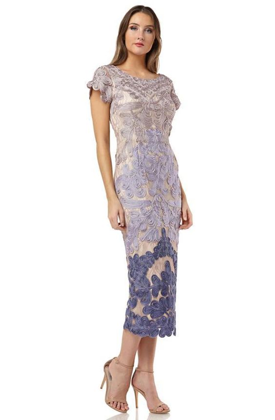 Js collections soutache lace hotsell midi dress