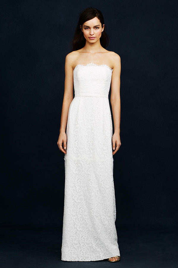 J. Crew Eyelash Lace Gown Adinas Bridal