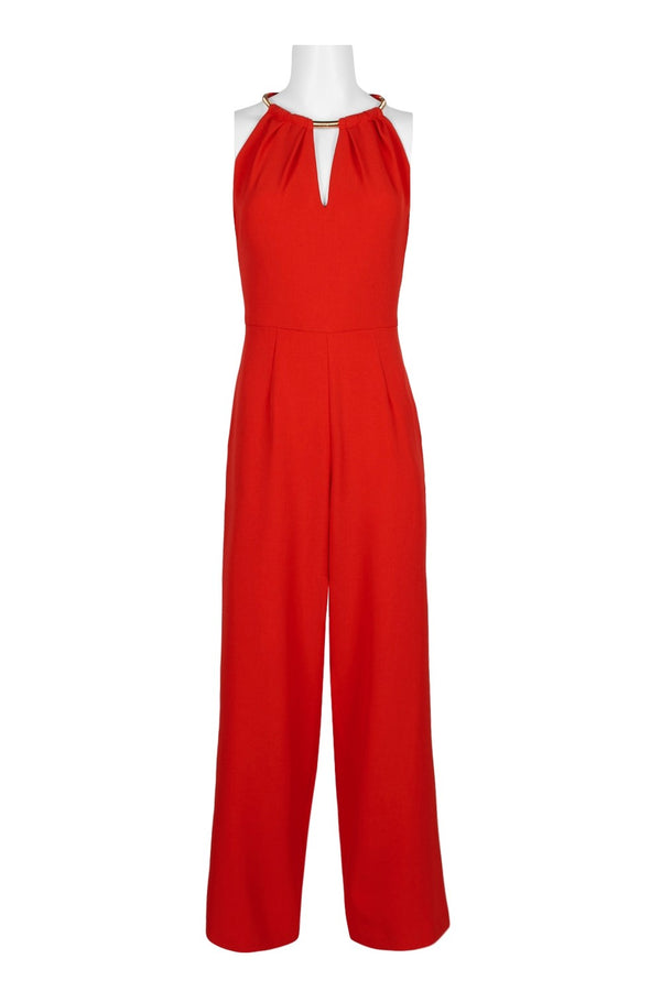 Halterneck Sleeveless Bodysuit - Simona Red – Molgoa Int